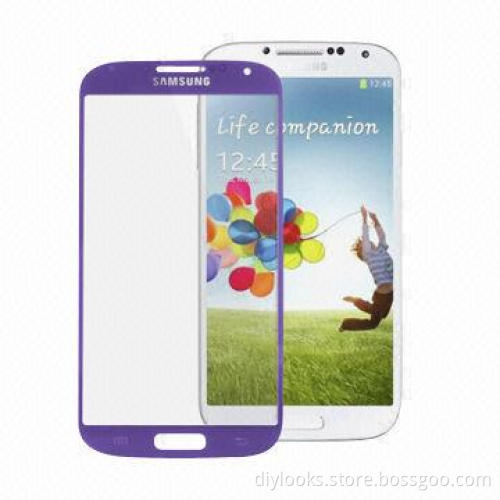 Front Screen Outer Glass Lens for Samsung Galaxy S IV/i9500 (Purple)